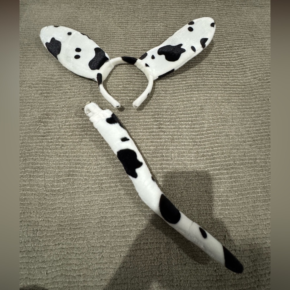 Dalmatian Ears and Tail Costume Set